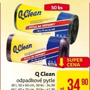 Pytle na odpadky 30 l q clean