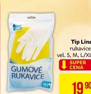 Rukavice gumove tip line