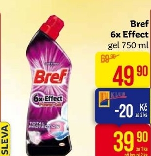 Cistic wc gelovy 6x effect total protection bref
