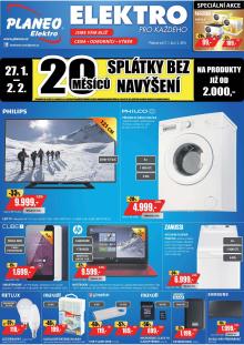 akční leták Planeo Elektro 27.1.2016-2.2.2016