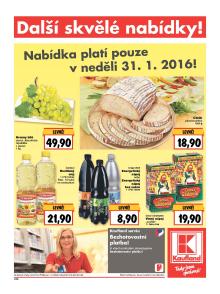 akční leták Kaufland 28.1.2016-3.2.2016