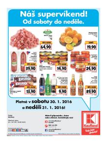 akční leták Kaufland 28.1.2016-3.2.2016
