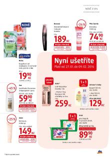 akční leták dm drogerie 27.1.2016-29.2.2016