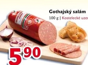 Salam gothaj kostelecke uzeniny