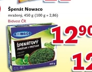 Spenat mrazeny nowaco