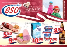 akční leták ESO MARKET 3.2.2016-14.2.2016