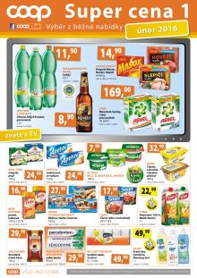 akční leták COOP 1.2.2016-29.2.2016