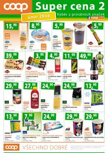 akční leták COOP 1.2.2016-29.2.2016