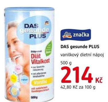 Napoj dietni das gesunde plus