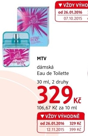 Toaletni voda damska mtv