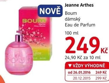 Parfemovana voda damska boum jeanne arthes