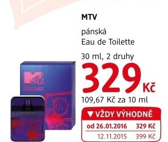 Toaletni voda panska mtv
