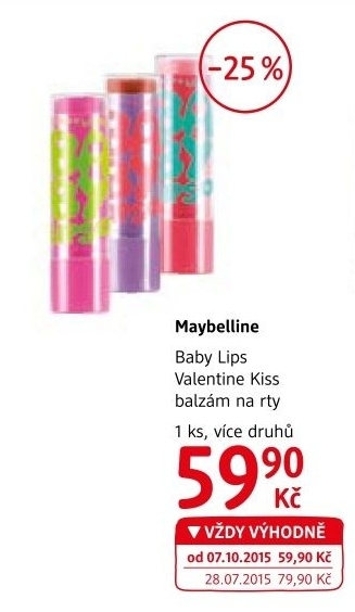 Balzam na rty baby lips maybelline