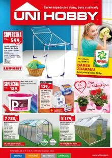 akční leták UNI HOBBY 11.2.2016-24.2.2016
