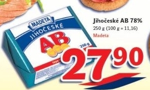 Maslo jihoceske ab madeta