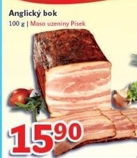Bok anglicky maso uzeniny pisek