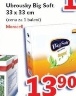 Ubrousky papirove normal big soft