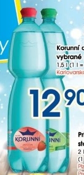 Voda ochucena korunni