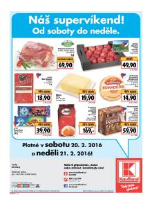 akční leták Kaufland 19.2.2016-24.2.2016