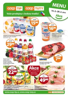 akční leták COOP 15.2.2016-28.2.2016