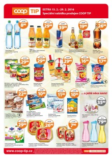 akční leták COOP 15.2.2016-28.2.2016