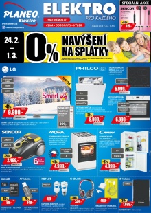 akční leták Planeo Elektro 24.2.2016-1.3.2016
