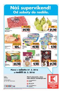 akční leták Kaufland 25.2.2016-2.3.2016