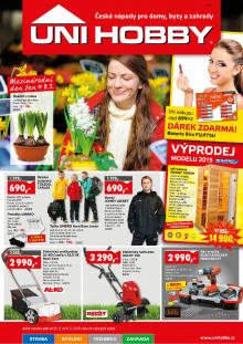 akční leták UNI HOBBY 25.2.2016-9.3.2016