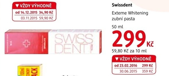 Pasta na zuby extreme whitening swissdent