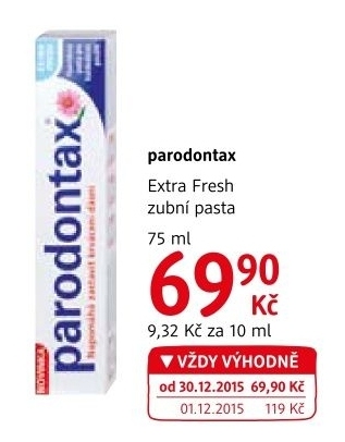 Pasta na zuby extra fresh parodontax
