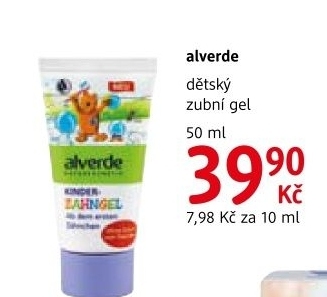 Gel na zuby detsky alverde