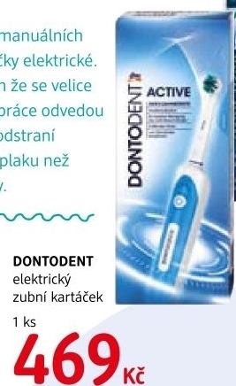Elektricky zubni kartacek dontodent