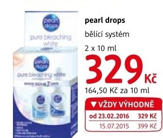 Belici system na zuby pearl drops