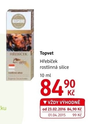 Rostlinna silice hrebicek topvet