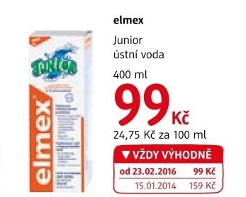 Ustni voda junior elmex