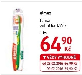 Kartacek na zuby junior elmex
