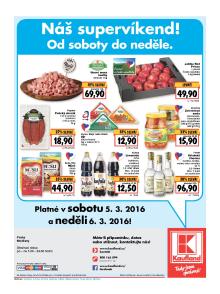akční leták Kaufland 3.3.2016-9.3.2016