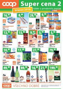 akční leták COOP 9.3.2016-15.3.2016