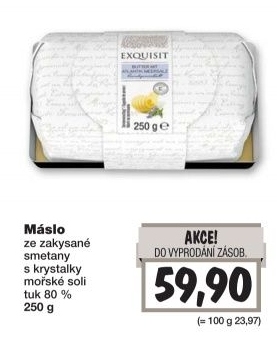 Máslo Exquisit