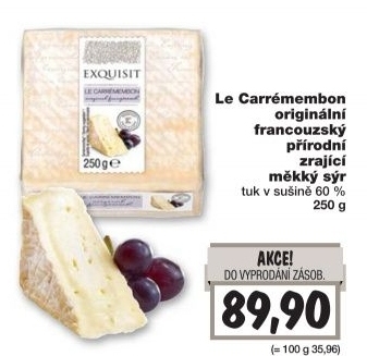 Sýr Le Carrémembon Exquisit