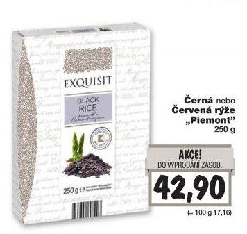 Rýže černá Piemont Exquisit