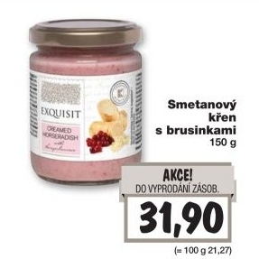 Křen ochucený Exquisit