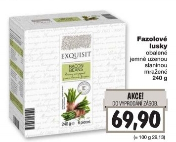 Lusky fazolové mražené Exquisit