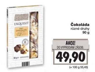 Čokoláda Exquisit