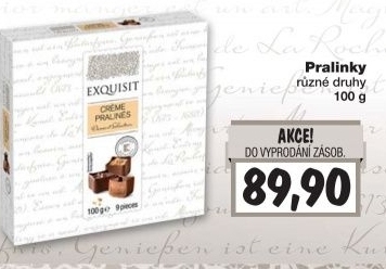 Bonboniera Pralinky Exquisit