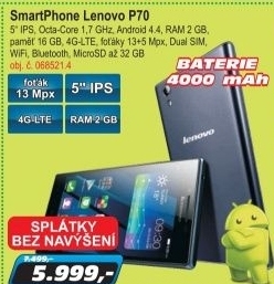 SmartPhone Lenovo P70