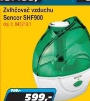 Zvlhčovač vzduchu Sencor SHF900