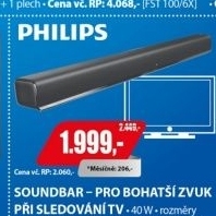 HTL1180B/12 reproduktor SoundBar PHILIPS