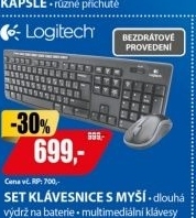 MK270 BEZDR SET KLÁVESNICE+MYŠ LOGITECH