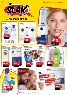 akční leták Šlak drogerie 8.3.2016-22.3.2016